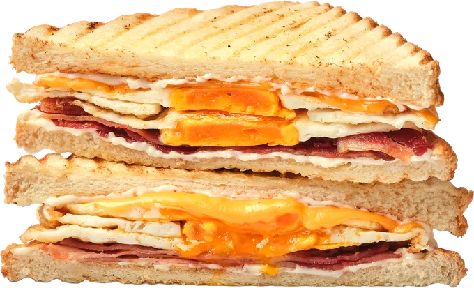 Bacon & Egg Sandwich at Café Carré, Ho Chi Minh City