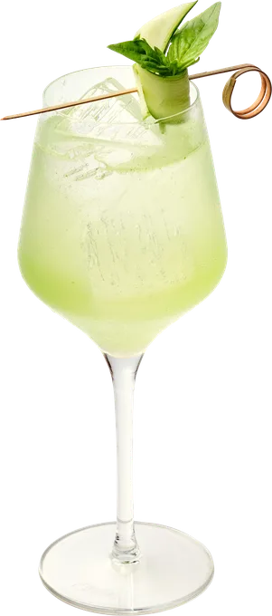 Basil Cucumber G&T at Café Carré, Ho Chi Minh City