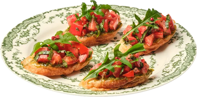 Bruschetta (Vegetarian) at Café Carré, Ho Chi Minh City