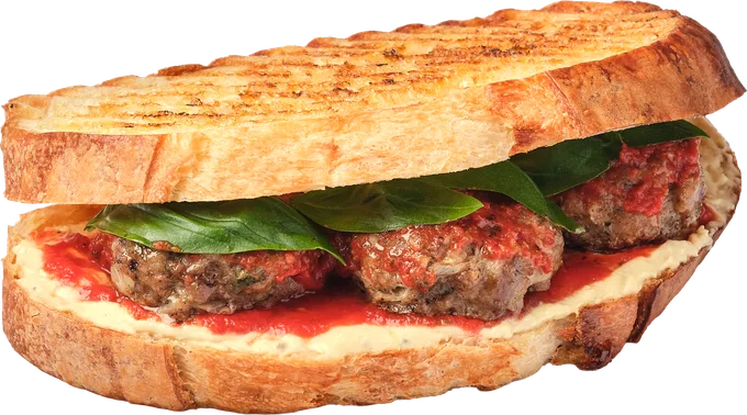 Italian Meatball Melt at Café Carré, Ho Chi Minh City