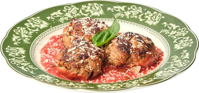 Italian Meatballs in Tomato Sauce at Café Carré, Ho Chi Minh City