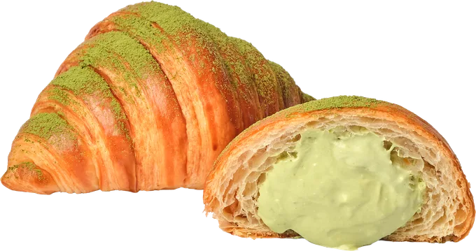 Matcha Croissant at Café Carré, Ho Chi Minh City