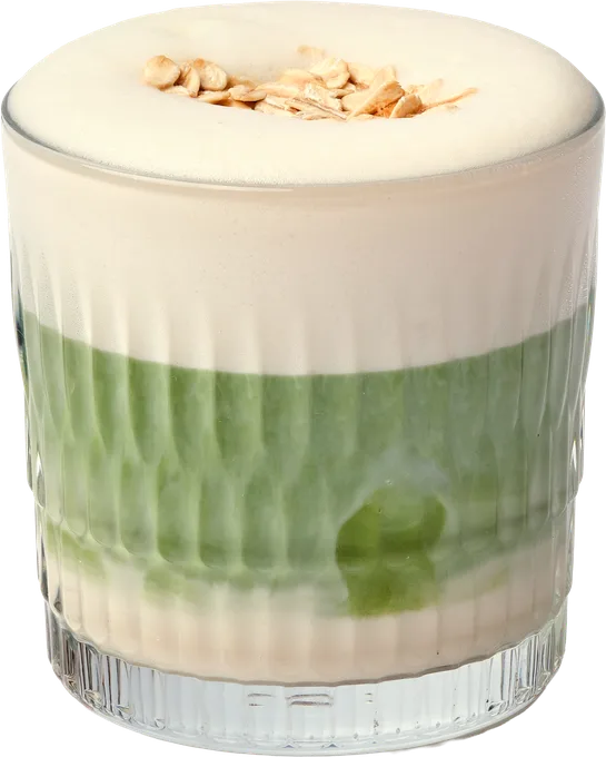 Matcha Oat Milk Latte at Café Carré, Ho Chi Minh City