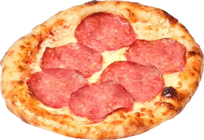 Salami Pizza at Café Carré Thảo Điền