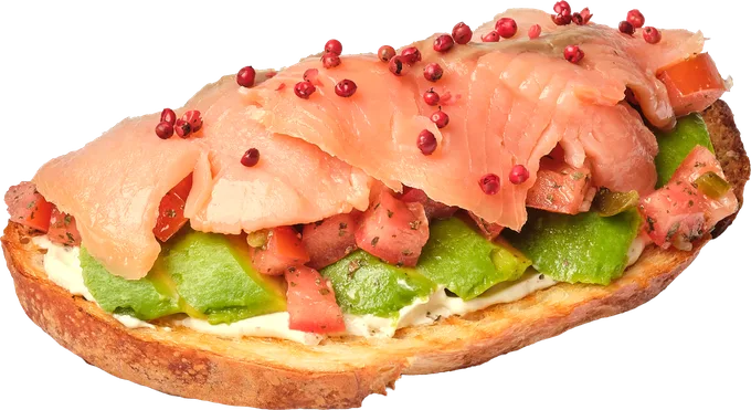 Smoked Salmon & Avocado Bread at Café Carré, Ho Chi Minh City