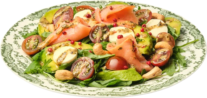 Smoked Salmon Avocado Salad at Café Carré, Ho Chi Minh City