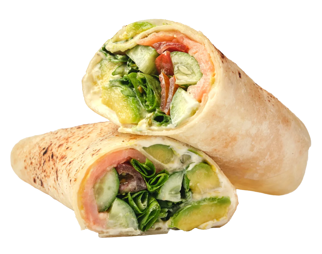 Smoked Salmon & Avocado Wrap at Café Carré, Ho Chi Minh City
